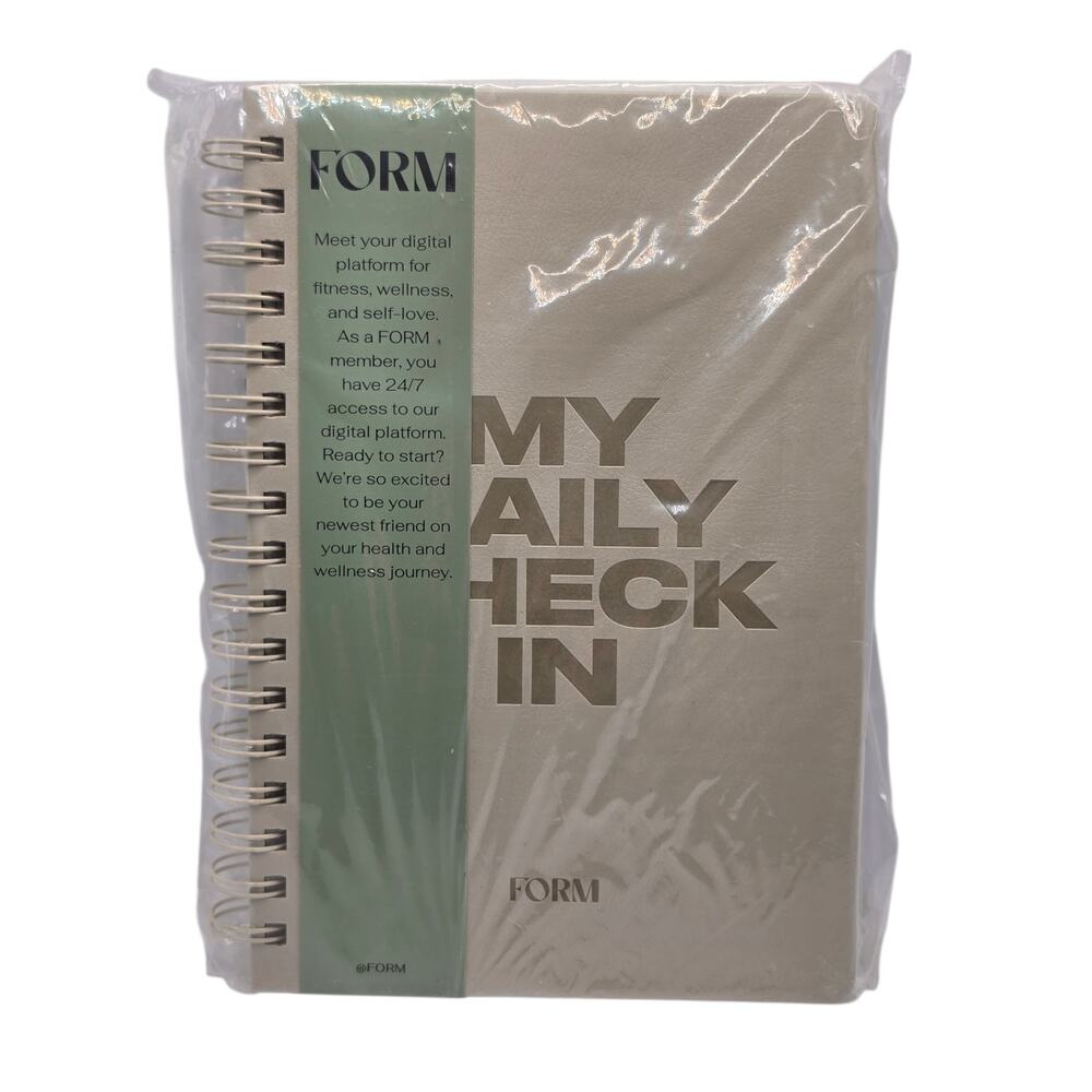 FORM My Daily Check In Wellness Journal